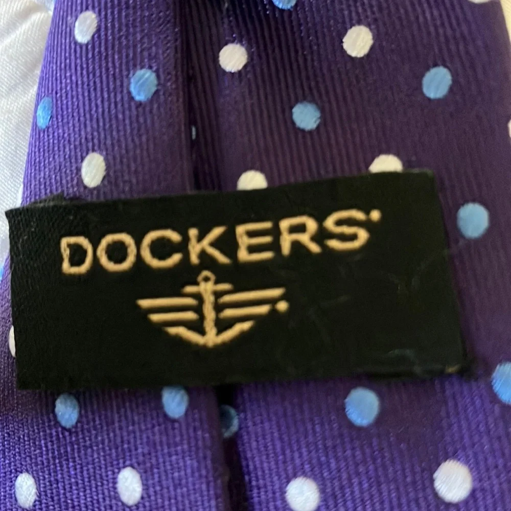 Purple Polka Dot Boys Tie